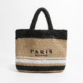 Bolsa de Praia Paris MIlano em palha nobre - Loja Fact