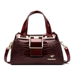 Bolsa Feminina de Couro Casual de Luxo - Loja Fact