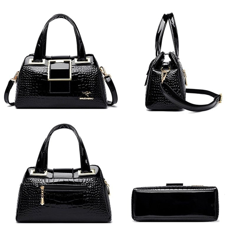 Bolsa Feminina de Couro Casual de Luxo - Loja Fact