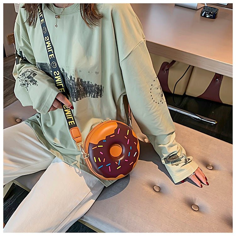 Bolsa Feminina de Couro Donut - Loja Fact
