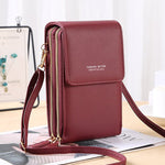 Bolsa Feminina de Couro Touch Screen - Loja Fact