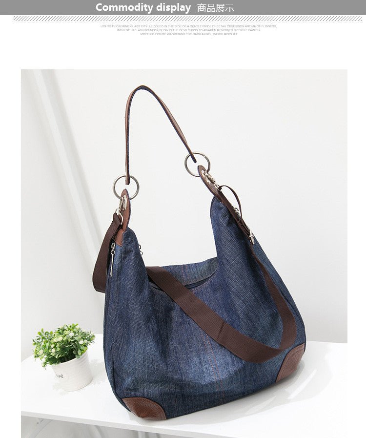 Bolsa Jeans Feminina Saco - Loja Fact