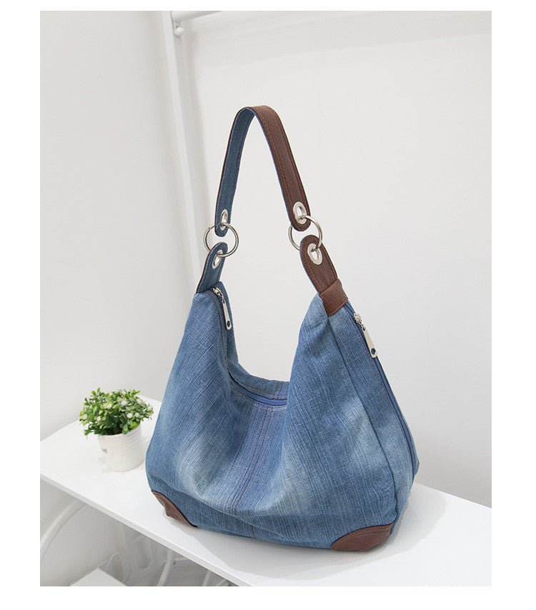 Bolsa Jeans Feminina Saco - Loja Fact
