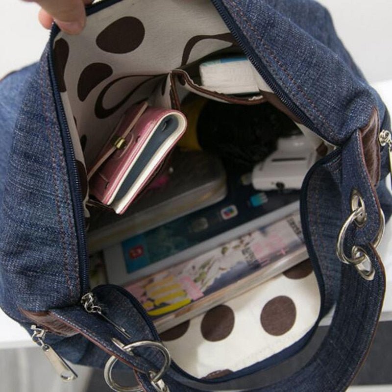 Bolsa Jeans Feminina Saco - Loja Fact