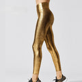 Calça Legging Tecido Metalizado - Loja Fact