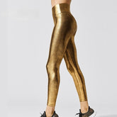Calça Legging Tecido Metalizado - Loja Fact