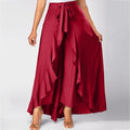 Calça Pantalona Com Babados Ruffles - Loja Fact