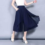 Calça Pantalona de Chiffon Mousseline - Loja Fact