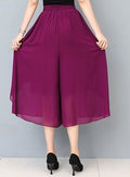 Calça Pantalona de Chiffon Mousseline - Loja Fact