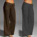 Calça Wide Leg de Linho Feminina - Loja Fact