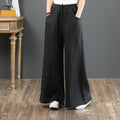 Calça Wide Leg Linho com Amarração Large - Loja Fact