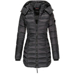 Casaco Acolchoado Feminino Midi Delgado - Loja Fact