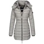 Casaco Acolchoado Feminino Midi Delgado - Loja Fact