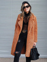 Casaco Feminino de Lã Aberto Ava Peacoat - Loja Fact