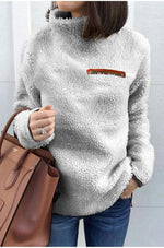Casaco Feminino Gola Alta Charlotte - Loja Fact