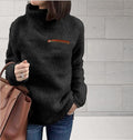 Casaco Feminino Gola Alta Charlotte - Loja Fact