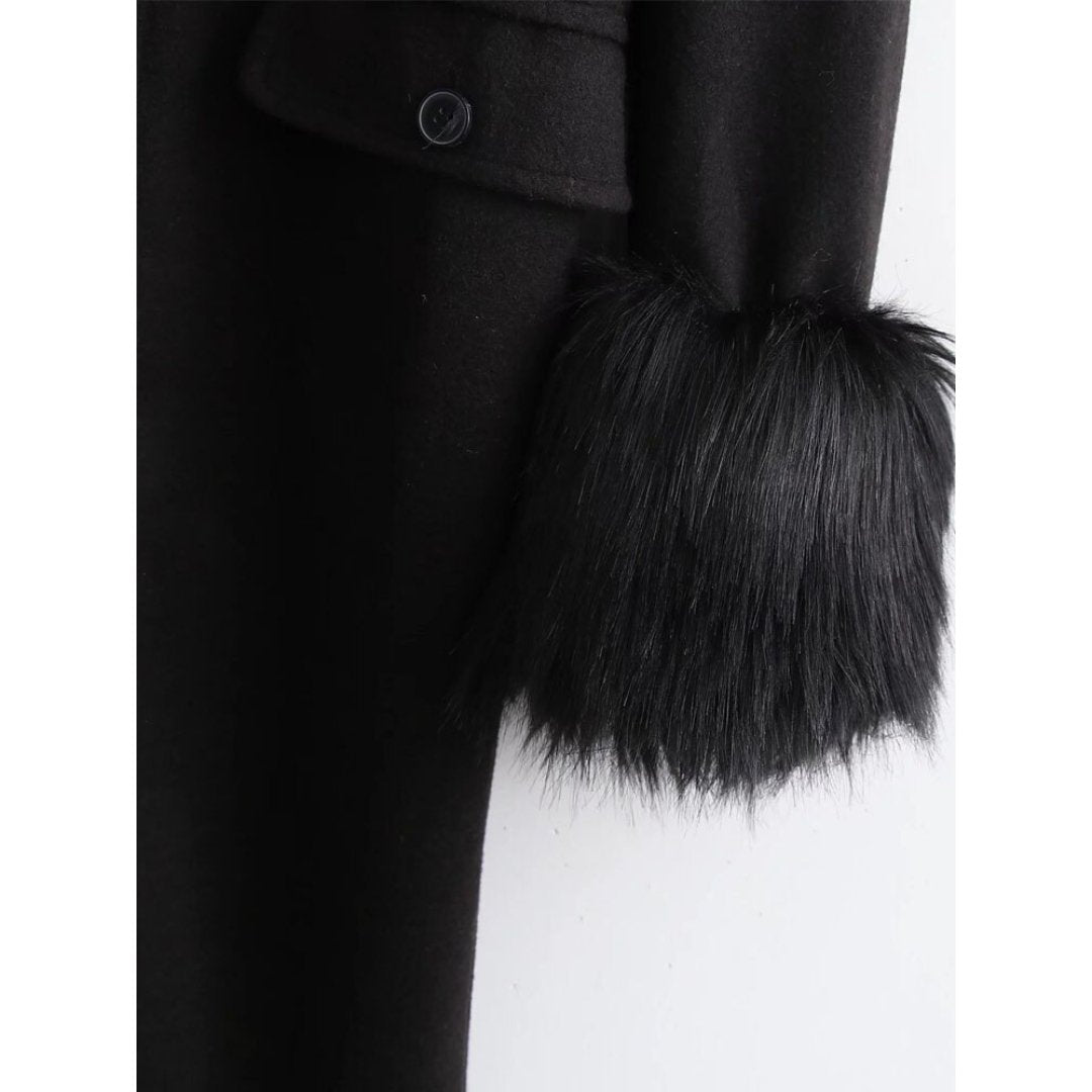 Casaco Feminino Longo de Lã Batida Dauphine - Loja Fact