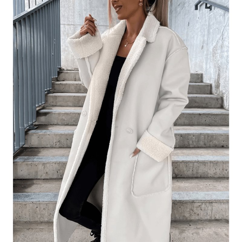 Casaco Feminino Longo Forrado Geneviéve - Loja Fact