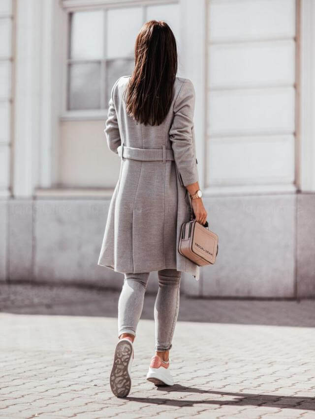 Casaco Feminino Longo Oversized Stella - Loja Fact