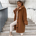 Casaco Feminino Longo Teddy - Loja Fact