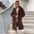 Casaco Feminino Longo Teddy - Loja Fact