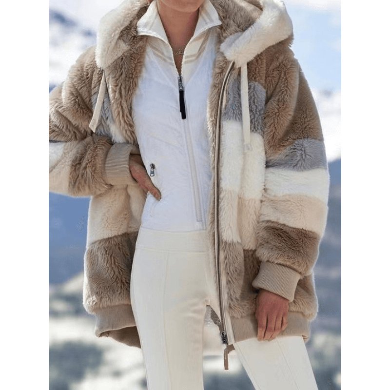 Casaco Feminino Oversized Alongado Aimee - Loja Fact