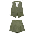 Conjunto Alfaiataria Short e Colete Janine - Loja Fact