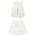 Conjunto Alfaiataria Short e Colete Janine - Loja Fact