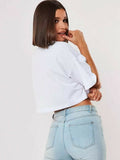 Cropped Branco T-shirt - Loja Fact