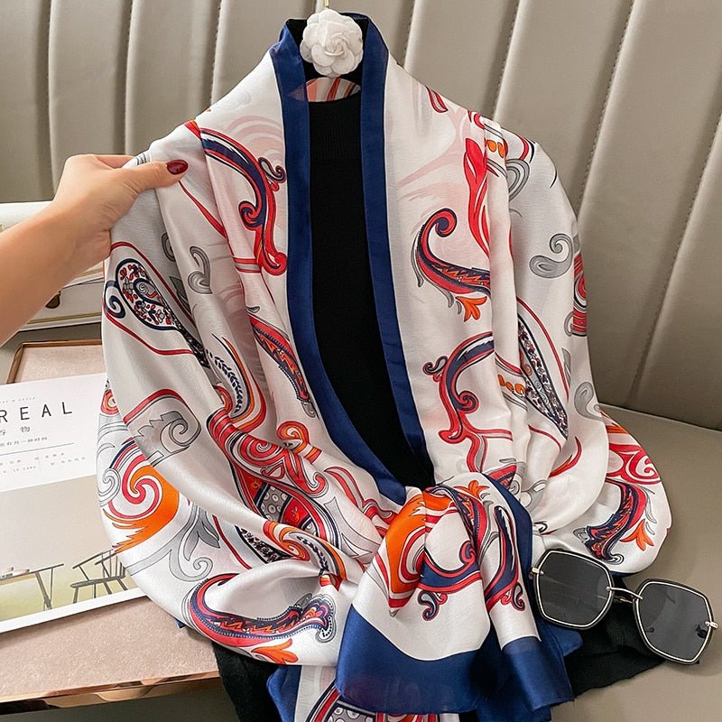 Echarpe Toque de Seda Paradise - Modelo 41 - Loja Fact