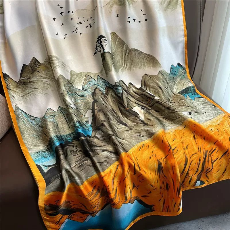 Echarpe Toque de Seda Paradise - Modelo 54 - Loja Fact