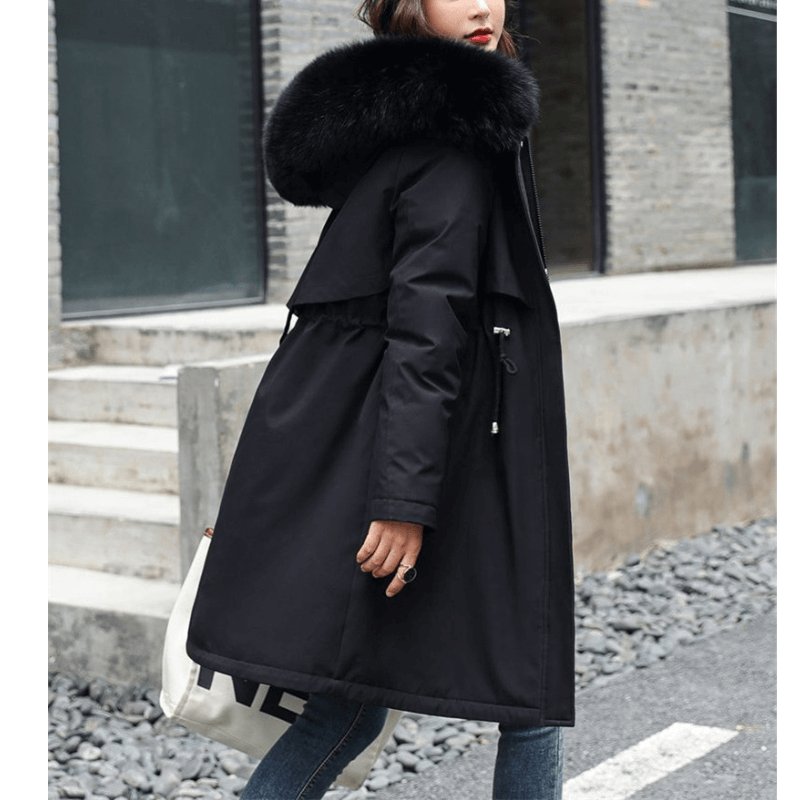 Jaqueta Feminina de Parka Forrada Florence - Loja Fact