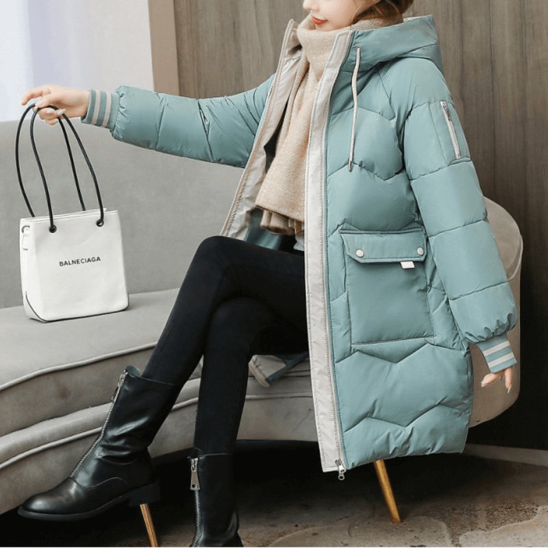 Jaqueta Feminina Puffer de Parka Joelle - Loja Fact