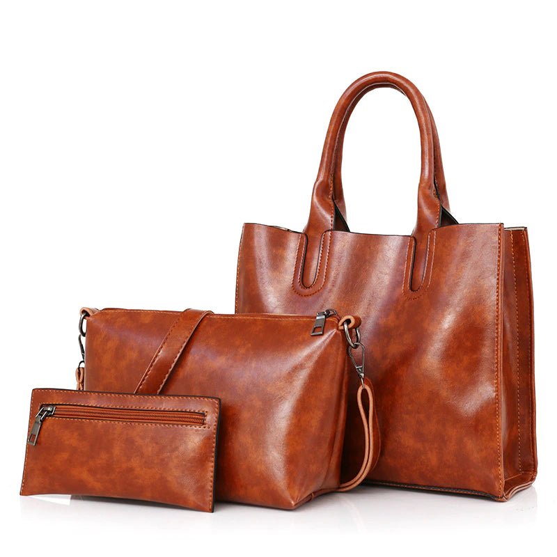 Kit de Bolsas Femininas de Couro - Loja Fact