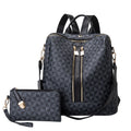 Mochila de Couro Feminina com Carteira - Loja Fact