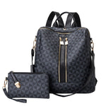 Mochila de Couro Feminina com Carteira - Loja Fact