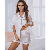 Pijama Feminino Conjunto de Seda - Loja Fact