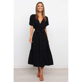 Vestido Feminino Casual Longo - Loja Fact