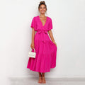 Vestido Feminino Casual Longo - Loja Fact