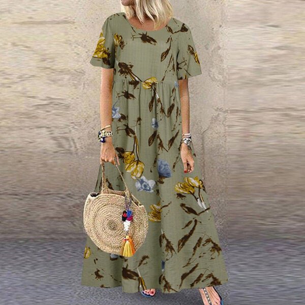 Vestido Longo Giverny - Loja Fact