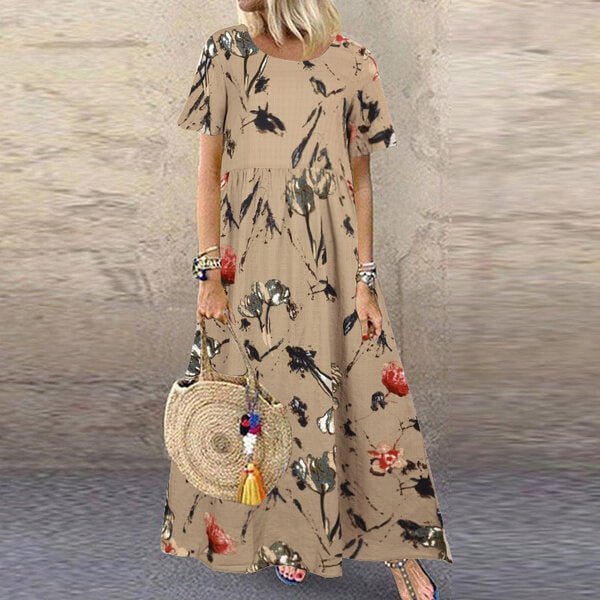 Vestido Longo Giverny - Loja Fact