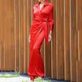Vestido Longo Transpassado Glend - Loja Fact