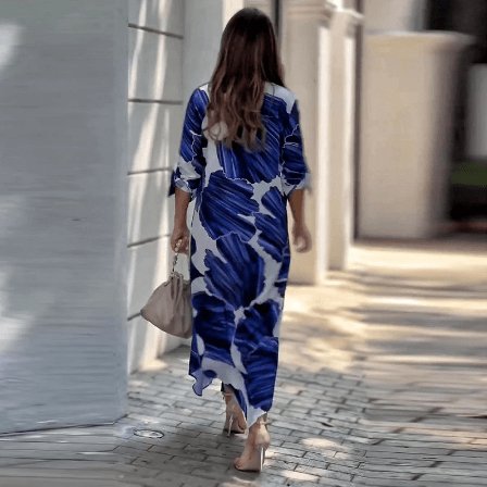 Vestido Mídi com Abotoamento Belle - Loja Fact