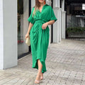 Vestido Mídi com Abotoamento Moderne - Loja Fact