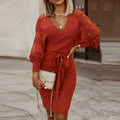 Vestido Transpassado de Tricot Viena - Loja Fact