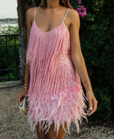 Vestido Vanessa Rosa - Loja Fact