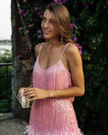 Vestido Vanessa Rosa - Loja Fact